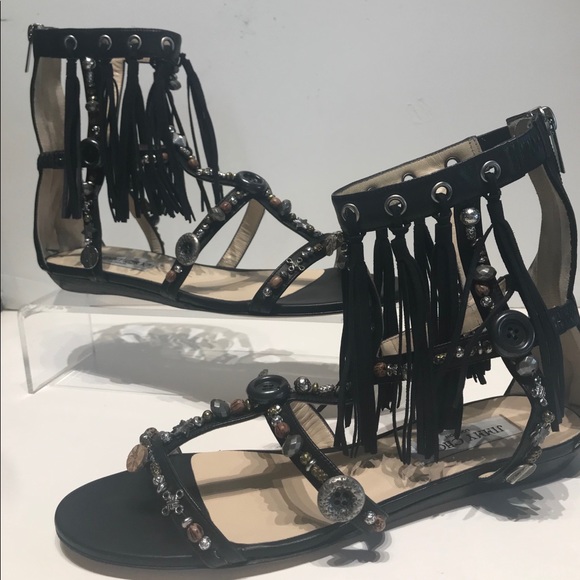 Jimmy Choo flat gladiator sandal with fringe - Picture 2 of 4